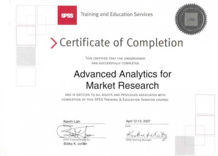 Advanced Analytics for Market Research Using SPSS